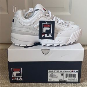 FILA DISRUPTOR II PREMIUM BRAND NEW WHITE